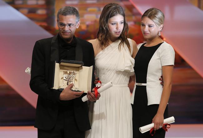 Cannes, l’amore lesbo di Kechiche vince la Palma D’Oro Cannes, l’amore lesbo di Kechiche vince la Palma D’Oro
