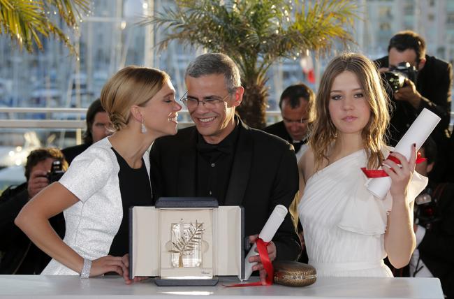 Cannes, l’amore lesbo di Kechiche vince la Palma D’Oro Cannes, l’amore lesbo di Kechiche vince la Palma D’Oro