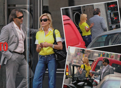 Simona Ventura sexy in trikini: curve abbondanti e in vista