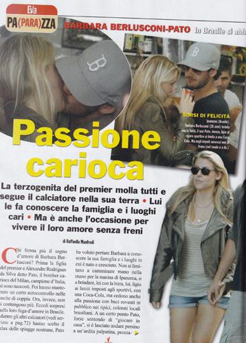 Pato, magic moment: voci di bebè con Barbara Berlusconi Pato, magic moment: voci di bebè con Barbara Berlusconi