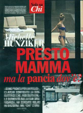 Hunziker esplosiva al mare: Michelle mostra seno e inguine