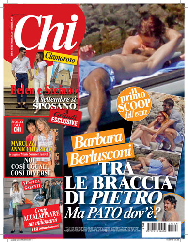 Mentre Pato è in Brasile, Barbara Berlusconi tra le braccia di un altro