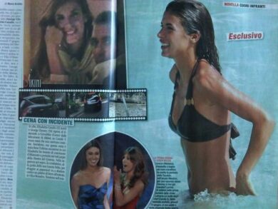 Elisabetta Canalis al largo di Ischia: relax, sigarette e…