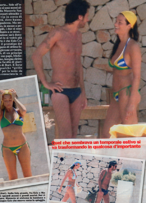 Il bikini di Manuelona è strabordante: topless involontario per l’Arcuri Il bikini di Manuelona è strabordante: topless involontario per l’Arcuri