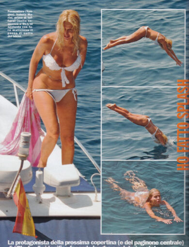 Valeria Marini hot in pubblico: vacanza bollente col marito