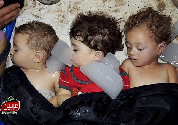 Siria, centinaia di morti per l’uso di gas nervino