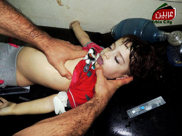 Siria, centinaia di morti per l’uso di gas nervino