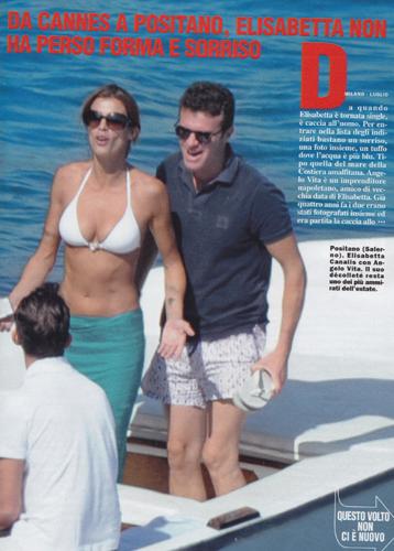 Prove da sposa per Elisabetta Canalis Prove da sposa per Elisabetta Canalis