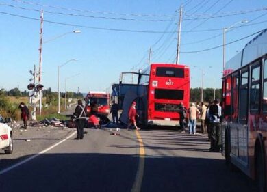 Canada, treno contro bus a Ottawa: molti morti