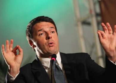 Renzi si fa il loft a Roma. Con le bandiere Pd bene in vista