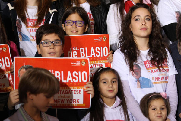 De Blasio è il nuovo sindaco di New York De Blasio è il nuovo sindaco di New York