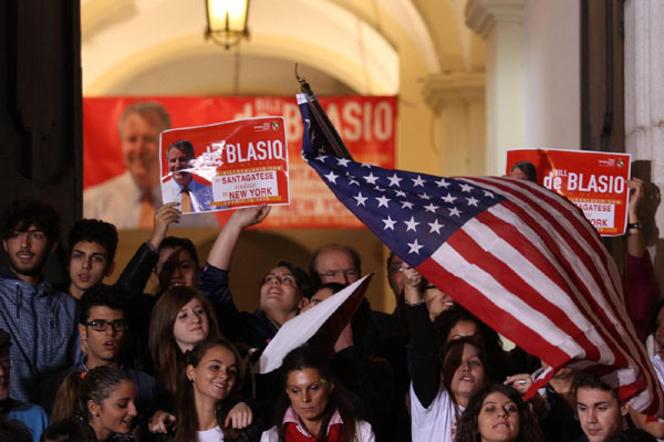 De Blasio è il nuovo sindaco di New York De Blasio è il nuovo sindaco di New York
