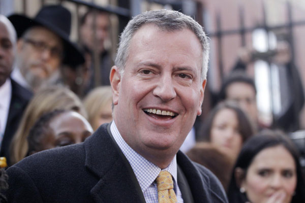 De Blasio è il nuovo sindaco di New York De Blasio è il nuovo sindaco di New York