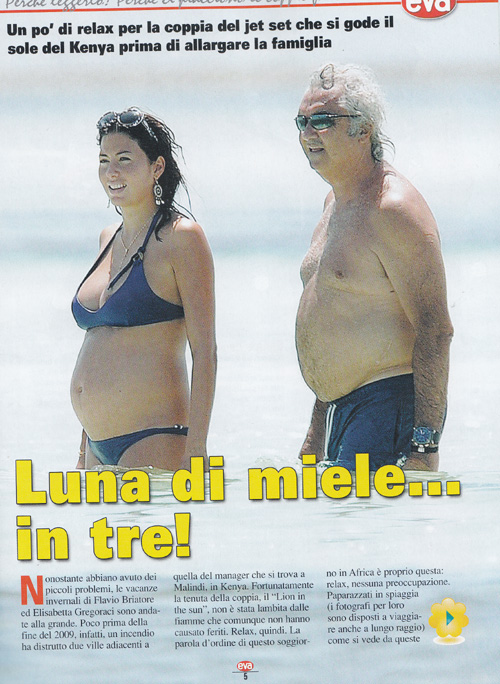 Lady Briatore si spoglia: Elisabetta Gregoraci senza veli per beneficenza Lady Briatore si spoglia: Elisabetta Gregoraci senza veli per beneficenza