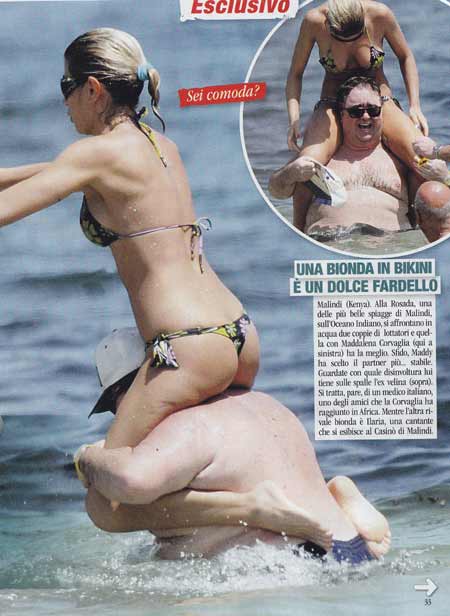Botte da orbi tra Elisabetta Canalis e Maddalena Corvaglia