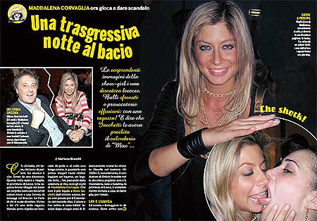 Botte da orbi tra Elisabetta Canalis e Maddalena Corvaglia