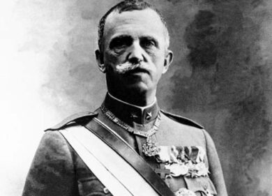 La salma di Vittorio Emanuele III di nuovo di Italia