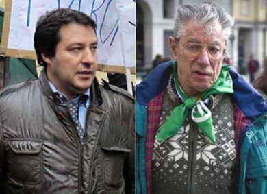 Lega Nord, Salvini straccia Bossi. “Prima battaglia contro Ue-gulag”