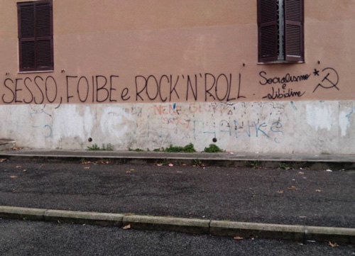 “Sesso e foibe”. Writer rossi e libertini “Sesso e foibe”. Writer rossi e libertini