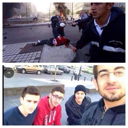 Libano, il selfie prima della morte in un attentato Libano, il selfie prima della morte in un attentato