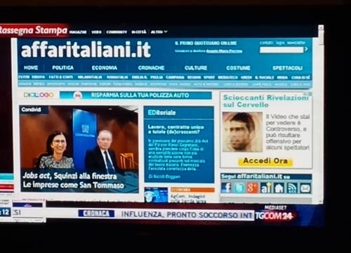 Il direttore di Affaritaliani.it ospite di TgCom24