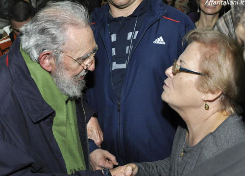 Cuba, Fidel Castro appare in pubblico dopo 9 mesi Cuba, Fidel Castro appare in pubblico dopo 9 mesi