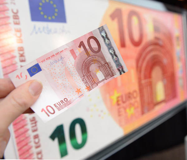 Arriva la nuova banconota da 10 euro