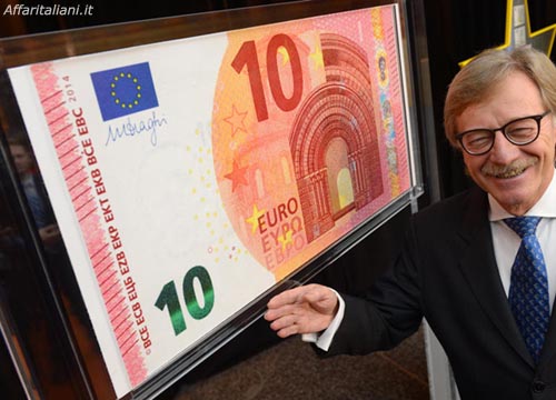 Arriva la nuova banconota da 10 euro