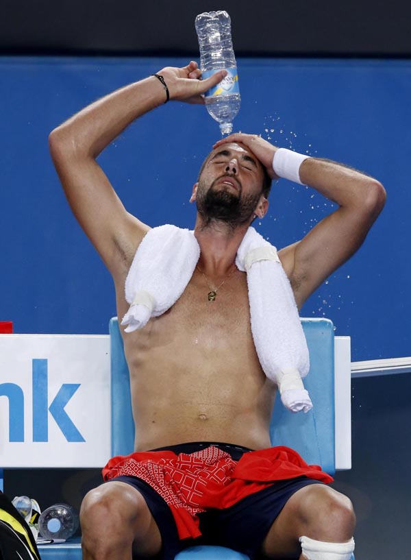 Caldo record in Australia. Sospesi gli Open di tennis