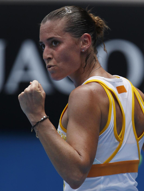La Pennetta è uno spettacolo in Australia: show Flavia che arriva agli ottavi La Pennetta è uno spettacolo in Australia: show Flavia che arriva agli ottavi
