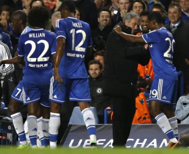Eto’o, tre gol allo United in risposta a Mourinho