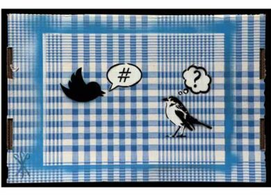 Arte/ Se l’uccellino di Twitter ha problemi di comunicazione con l’uccellino reale…