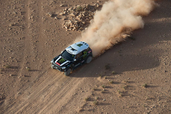 Tre Mini All4 Racing sul podio del Rally Dakar 2014 Tre Mini All4 Racing sul podio del Rally Dakar 2014