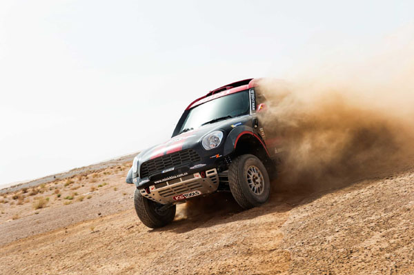 Tre Mini All4 Racing sul podio del Rally Dakar 2014 Tre Mini All4 Racing sul podio del Rally Dakar 2014