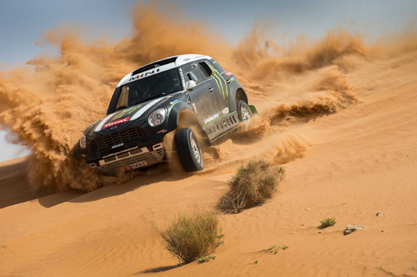 Tre Mini All4 Racing sul podio del Rally Dakar 2014 Tre Mini All4 Racing sul podio del Rally Dakar 2014