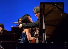 Yuja Wang e Sir Antonio Pappano Yuja Wang e Sir Antonio Pappano