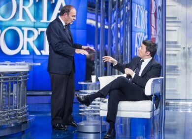 Boom di ascolti per Vespa grazie a Renzi