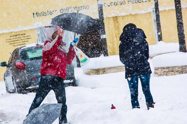 Neve sull’Italia. Ecco quanto durerà
