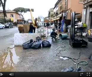 VIDEO: Maltempo, danni a Roma in zona Prima Porta: iniziano lavori di pulizia