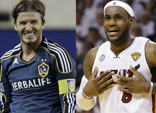 Ora Beckham corteggia Lebron: squadra di soccer da sogno a Miami Ora Beckham corteggia Lebron: squadra di soccer da sogno a Miami