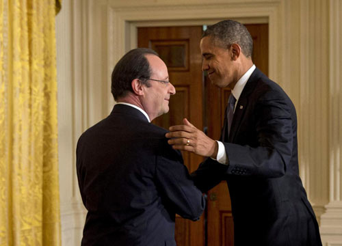 Usa-Francia, cena di gala per Hollande. Caviale e verdure biologiche Usa-Francia, cena di gala per Hollande. Caviale e verdure biologiche