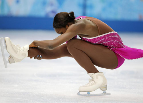Maé Bérénice Méité, la pantera del ghiaccio graffia i Giochi di Sochi Maé Bérénice Méité, la pantera del ghiaccio graffia i Giochi di Sochi
