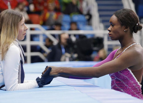 Maé Bérénice Méité, la pantera del ghiaccio graffia i Giochi di Sochi Maé Bérénice Méité, la pantera del ghiaccio graffia i Giochi di Sochi