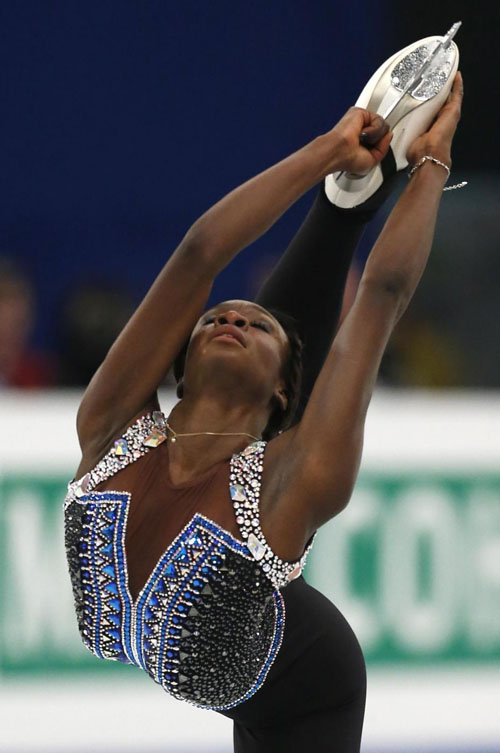Maé Bérénice Méité, la pantera del ghiaccio graffia i Giochi di Sochi Maé Bérénice Méité, la pantera del ghiaccio graffia i Giochi di Sochi