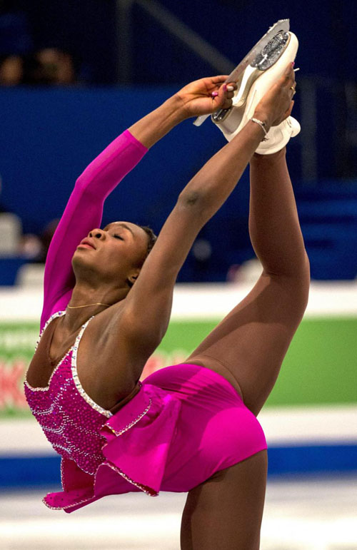 Maé Bérénice Méité, la pantera del ghiaccio graffia i Giochi di Sochi Maé Bérénice Méité, la pantera del ghiaccio graffia i Giochi di Sochi