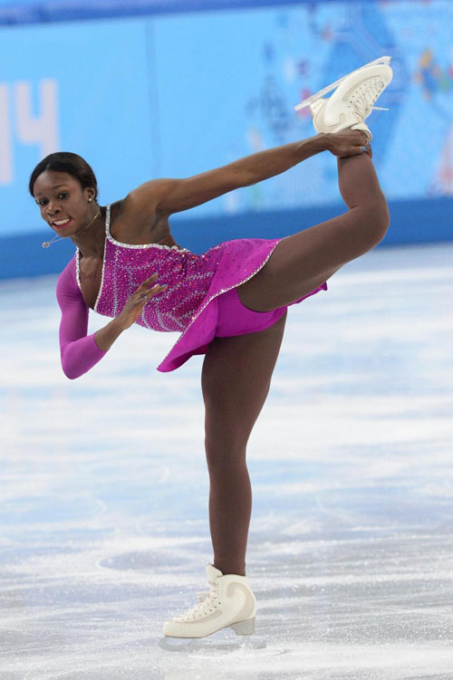 Maé Bérénice Méité, la pantera del ghiaccio graffia i Giochi di Sochi Maé Bérénice Méité, la pantera del ghiaccio graffia i Giochi di Sochi