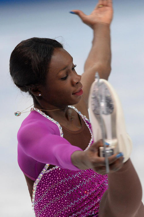 Maé Bérénice Méité, la pantera del ghiaccio graffia i Giochi di Sochi Maé Bérénice Méité, la pantera del ghiaccio graffia i Giochi di Sochi