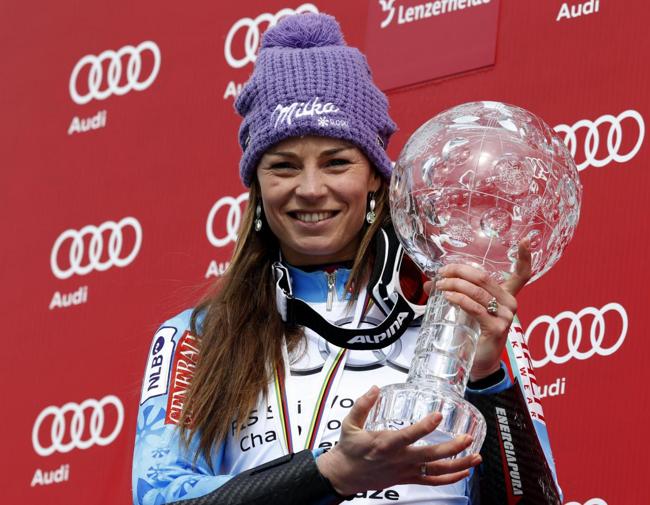 La bella Tina Maze è un oro Gigante. Per l’Italia ancora legno