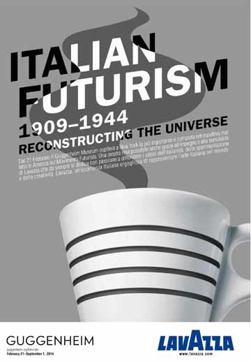 “Italian Futurism, 1909-1944. Reconstructing the Universe”. Anche Lavazza al Guggenheim
