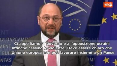 VIDEO: Bruxelles, Schulz su Ucraina: stop a violenze o UE agisca con sanzioni